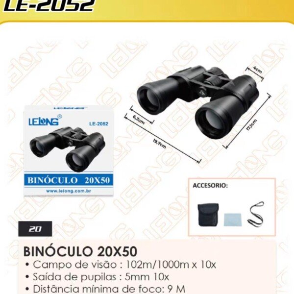 Binoculo 20*50 Lelong LE-2052