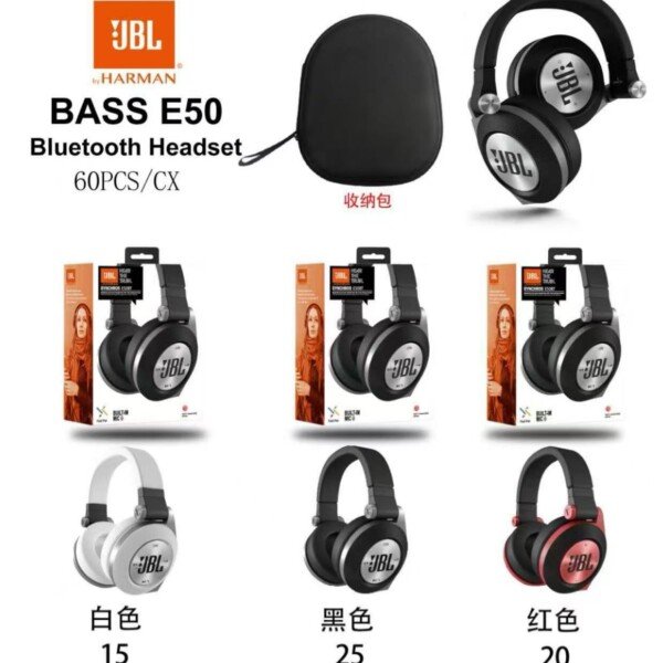 Fone Bluetooth Sem Fio BASS E50