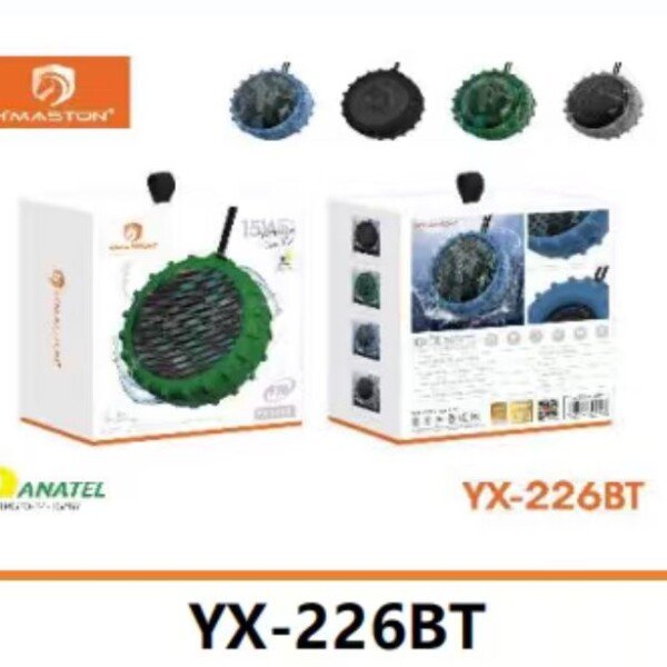 Caixa De Som Bluetooth Resistente agua H'maston YX-226BT