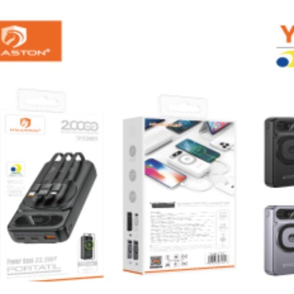 Carregador Portatail H'maston 20000mah 22,5w YD81