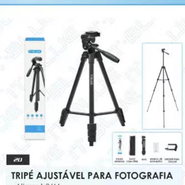 Tripe IT.BLUE LE-3406 Universal Telescopico Para Camera E Celular 1.36M
