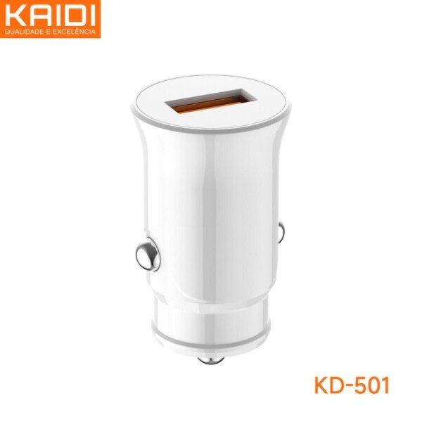 Carregadoe Fonte Veicular Turbo Kaidi KD-501 3.0 18W