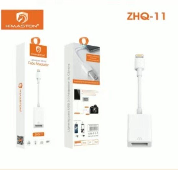 Cabo Adaptador OTG Iphone H’maston ZHQ-11