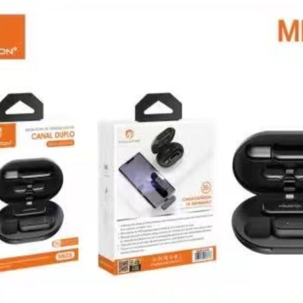 Microfone Lapela Sem Fio P/ Tipo-c Profissional H’maston MK05