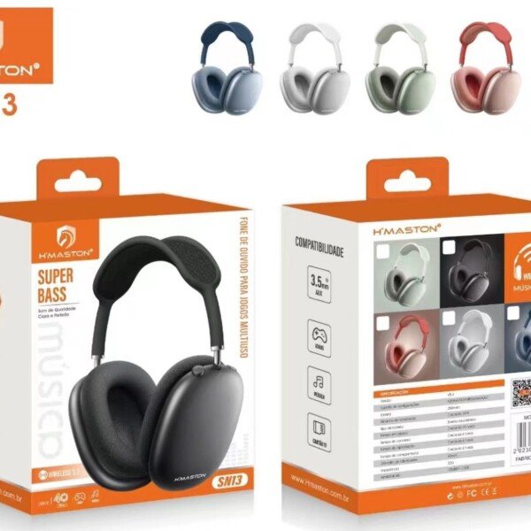 Fone Bluetooth Sem Fio H’maston SN13