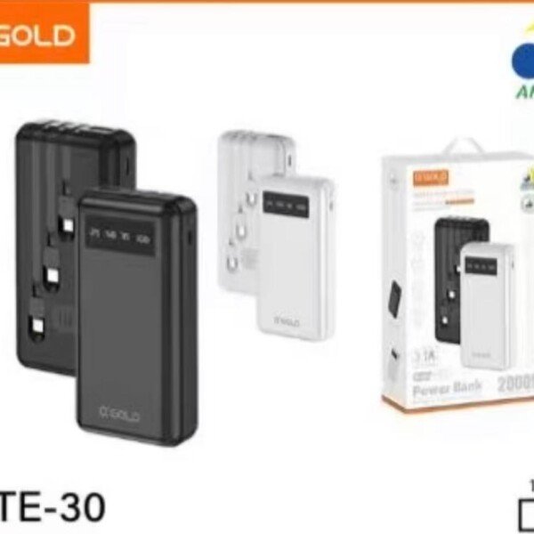 Carregador Portatil A'gold BTE-30 20000mah