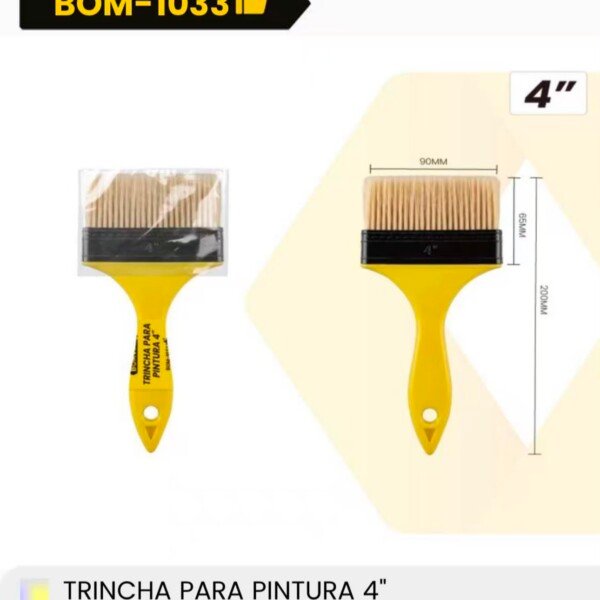 Trincha Para Pintura 4 polegadas Bomvink BOM-1033
